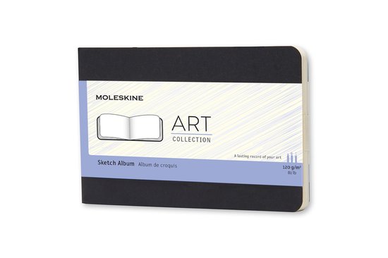 Moleskine Art Sketchbook Pocket - Couverture souple - Blanco - Zwart