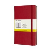 Moleskine Classic Notitieboek - Medium - Hardcover - Geruit - Rood