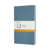 Moleskine Cahier Journals - Large - Gelinieerd - Blauw - set van 3