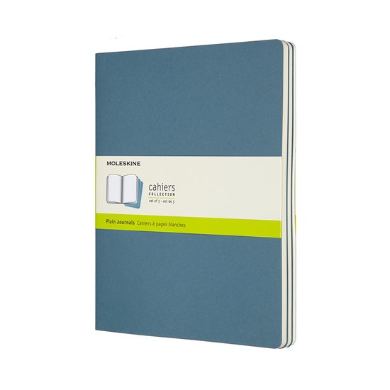 Moleskine Cahier Journals-XL-Blank-Blue