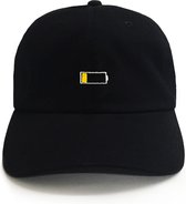 Dad Brand Pet LOW BATTERY - Premium Baseball Cap/Trucker Cap - Zwarte Pet Heren