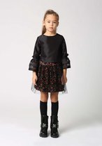 Rok met Pompons Zwart, Zuzu Kids, Kinderkleding, Rok, Meisjes rok
