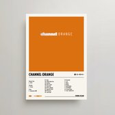 Frank Ocean Poster - channel ORANGE Album Cover Poster - Frank Ocean LP - A3 - Frank Ocean Merch - Muziek