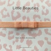 Little Beauties - haarbandje - peach - baby -peuter - haaraccessoire