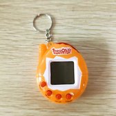 Speelfiguur - Pocket pet - Elektronische Huisdier - Virtueel Huisdier - Bekend van Tamagotchi  - Oranje