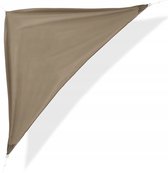 Schaduwdoek taupe 5 x 5 x 5m - schaduwdoek taupe - schaduw doek - schaduw doek tuin - zonnedoek - zonnezeil - tuin zonnescherm - zonneluifel - Ongelijkzijdige Schaduwdoek