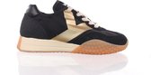 KEH NOO Ultra Light Damessneaker - zwart/goud - maat 39