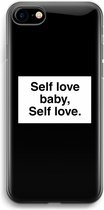CaseCompany® - iPhone SE 2020 hoesje - Self love - Soft Case / Cover - Bescherming aan alle Kanten - Zijkanten Transparant - Bescherming Over de Schermrand - Back Cover