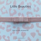 Little Beauties - haarbandje - oud rose - baby - peuter - haaraccessoire