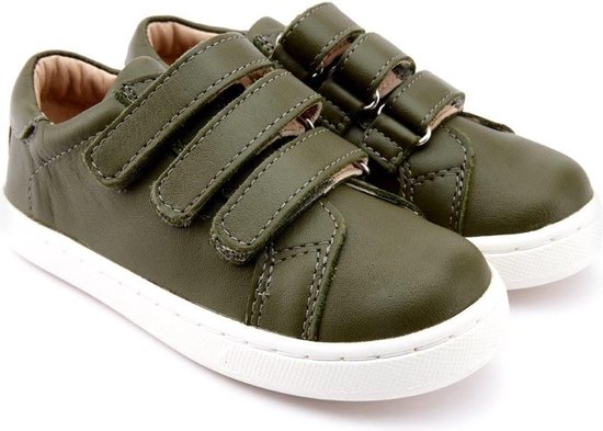 OLD SOLES - kinderschoen - lage sneakers - step markert - legergroen