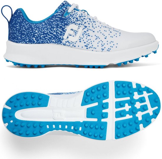 Footjoy - Leisure - Dames Golfschoen - Wit/blauw