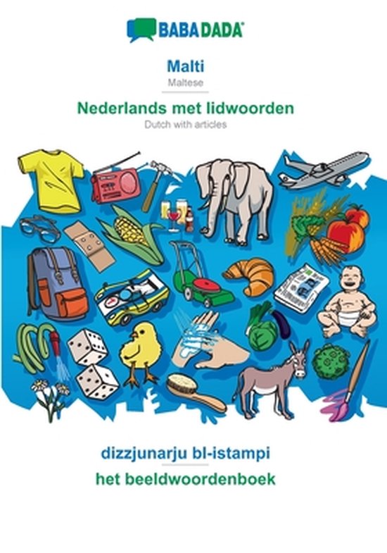 Malti - Nederlands met lidwoorden, dizzjunarju bl-istampi - cover