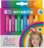 Jofrika Aqua Schminkstiften Rainbow 6 x 5 gram