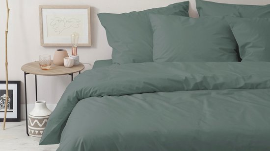 Cinderella Weekend Dekbedovertrek - Tweepersoons - Katoen - Lits-Jumeaux Extra Breed - 260x200/220 cm - Groen — afbeelding 5