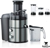 BaseCore® - 4 in 1 Sapcentrifuge - Sap Persmachine – Juicer – Slowjuicer – Sapcentrifuges Groenten en Fruit – 2.2 Liter Pulptank – Speciale 1000W Motor – Makkelijk Schoon te Maken – 1 Liter B