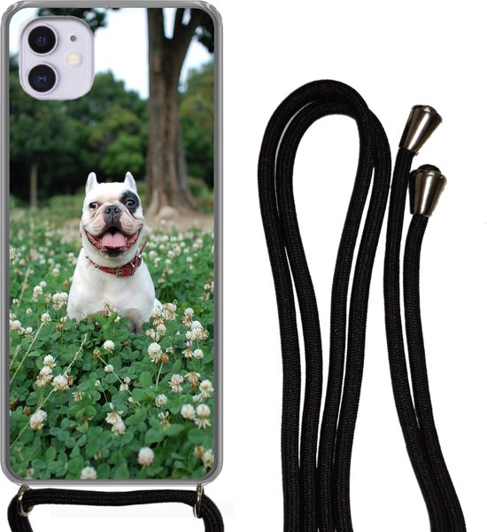 iPhone 12 / 12 Pro Crossbody TPU Hoesje met Koord Groen | iPhone 12