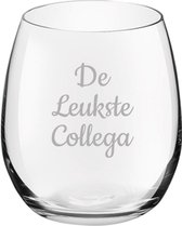 Gegraveerde Drinkglas 39cl De Leukste Collega