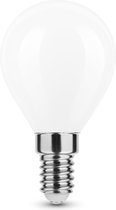 Modee Lighting - LED Filament lamp - E14 G45 4W - 4000K helder wit licht - Melkglas