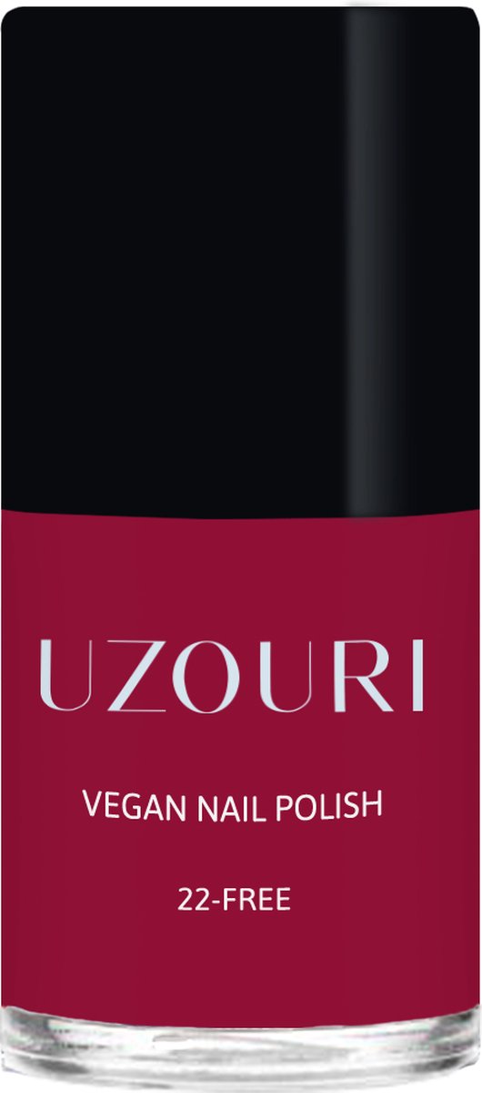 Uzouri - Nagellak - Vegan - 22-FREE - Wine Red - 12 ml