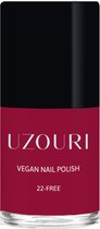 Uzouri - Nagellak - Vegan - 22-FREE - Wine Red - 12 ml