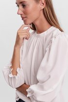 Vero Moda Blouse Vmolivia 3/4 Top Wvn Ga 10258168 Birch Dames Maat - M