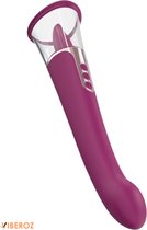 Viberoz® Lassie – G Spot Vibrator & Clitoris Stimulator – Luchtdruk Stimulatie – Stille Vibrators Voor Vrouwen - Sex Toys - Waterdicht – Oplaadbaar - Paars