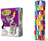 Infinite Quality Goods- Toren Van Pisa Spel- Toren Van Pisa XL - Crazy Pinguïn- Vallende Toren- Pinguïn Toren- Familiespel- Drankspel- Gezelschapsspel- Kinderspel- Behendigheidsspel- Spellen 