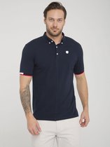 Spor Polo T-shirt MarineBlauw