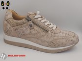 Helioform dames sneaker, Beige/camel H352 , maat 42