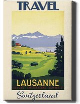 Walljar - Lausanne - Muurdecoratie - Canvas schilderij