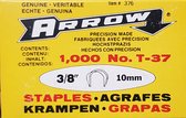 ARROW NIET T37 10MM (1000)