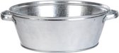 Ronde zilveren drankemmer/drankkoeler 11 liter