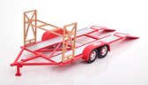 Busted Knuckle Garage Trailer 1-18 Rood GMP