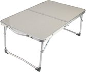 BRGOOD Bedtafels - Laptopstandaard - Laptoptafel - Schoottafel - Bedtafel -aluminum - Wit 60 x 40 x 26cm