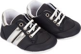 Papulin Donkerblauw 0-4mnd Mt 17 PU Gym Sneaker Babyschoen PPLN2113