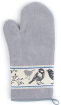 Bunzlau Castle Ovenwant Birds - 20x37 cm - Set van 2 - Grijs
