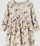 Jurk NBFLARISA LS DRESS NOOS Beige