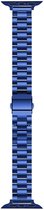 DrPhone 7 Kralen Fashion Strap – Horlogeband - Geschikt voor Apple Watch 42/44/45mm - Inclusief adapters – Blauw