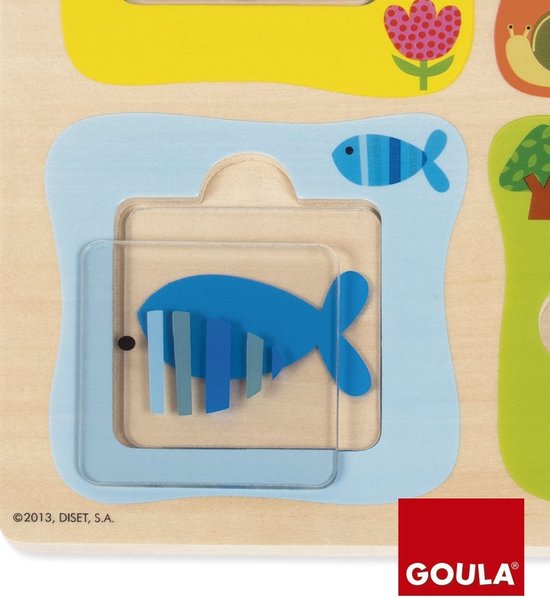 Goula Transparante Slangen Puzzel - Kinderpuzzel van Goula — afbeelding 3