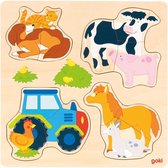 Goki Farm animals Puzzle à formes 12 pièce(s) Ferme