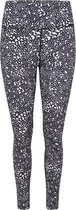 Dare 2b, Influential Dames Sportlegging, Zwart/Wit Motief, Maat 44