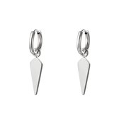 Kegel Oorbel - Zilver