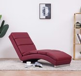 vidaXL-Chaise-longue-kunstleer-wijnrood