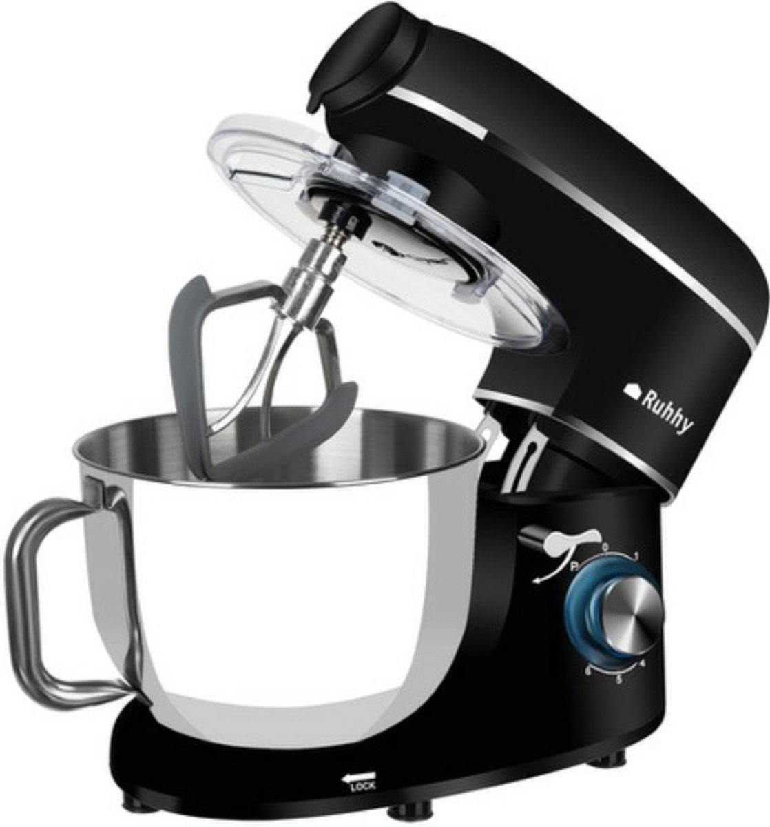 Ariko Keukenmachine - Blender - Mixer - Gehaktmolen - Vleesmolen - Foodprocessor - 3 in 1 - 2200W - zwart — afbeelding 6