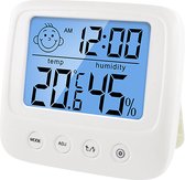 Multifunctionele Hygrometer Luchtvochtigheidmeter met klok en thermometer