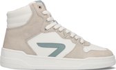 HUB Court-z High Sneakers - Leren Sneaker - Dames - Wit - Maat 39