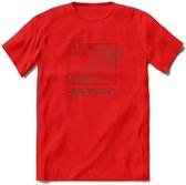 SU-35 Vliegtuig T-Shirt | Unisex leger Kleding | Dames - Heren Straaljager shirt | Army F16 | Grappig bouwpakket Cadeau | - Rood - S