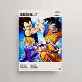 Anime Poster - Dragon Ball Z Poster - Minimalist Poster A3 - Dragon Ball Z Merchandise - Vintage Posters - Manga