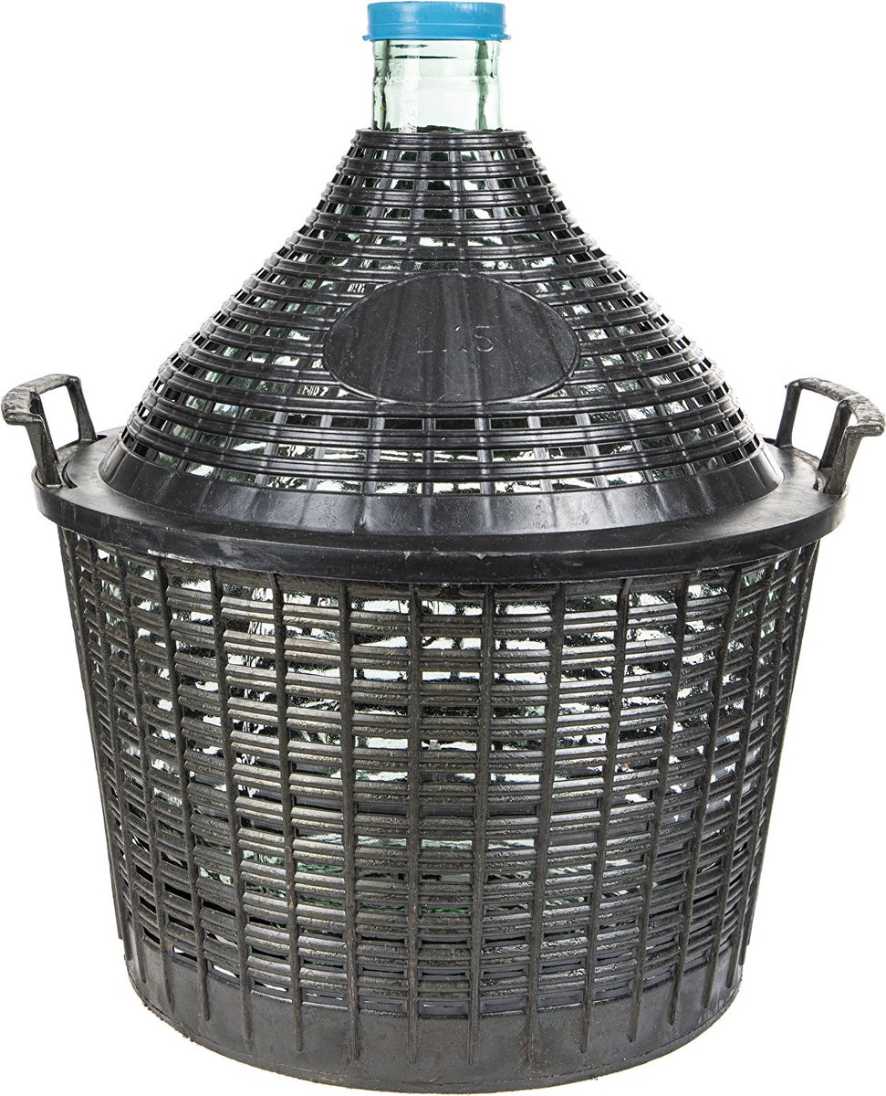 Natuurlijker leven - Ballonfles Smalle Hals - 15 Liter - Voor Wijn, Bier & Mede
