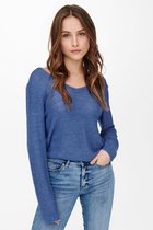 Only Trui Onlsunny L/s V-neck Pullover Knt 15254284 Strong Blue Dames Maat - S